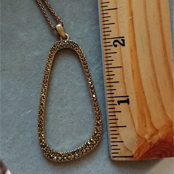 Lucky Brand Necklaces gold plated brass syrup pull chain pedant - Picture 5 of 11